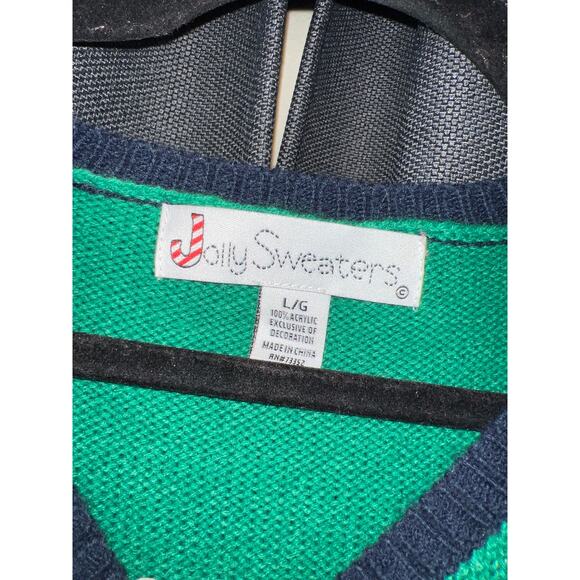 Ugly Christmas Sweater Xmas Size Large Unicorn - Picture 2 of 3